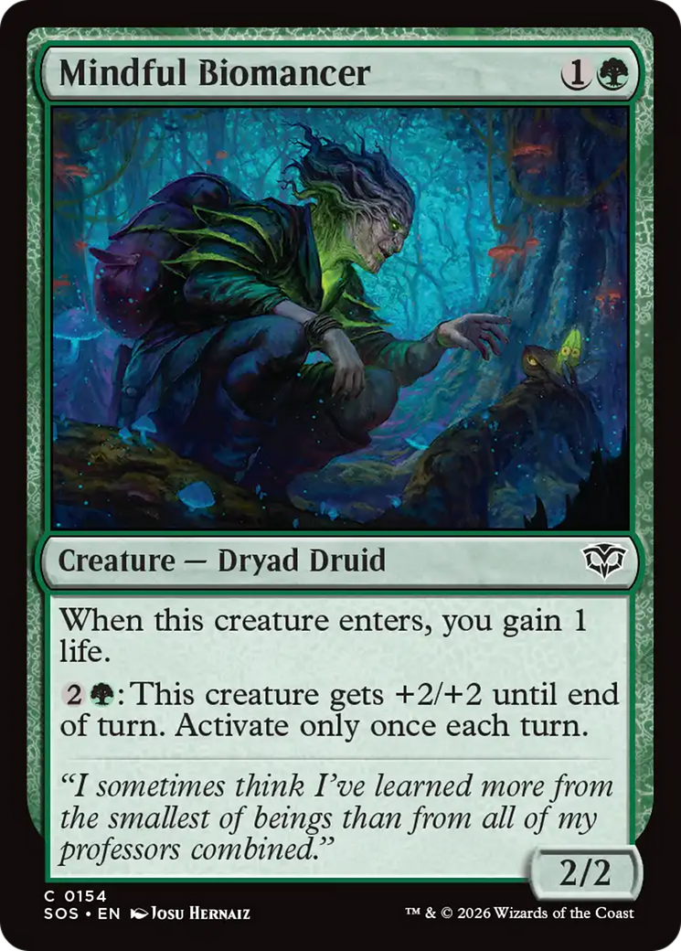 Mindful Biomancer [Secrets of Strixhaven] | Lots Moore NSW