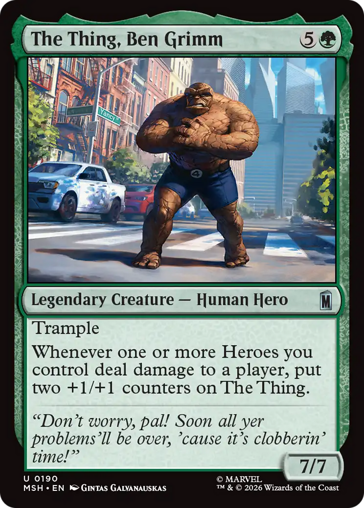 The Thing, Ben Grimm [Marvel Super Heroes] | Lots Moore NSW