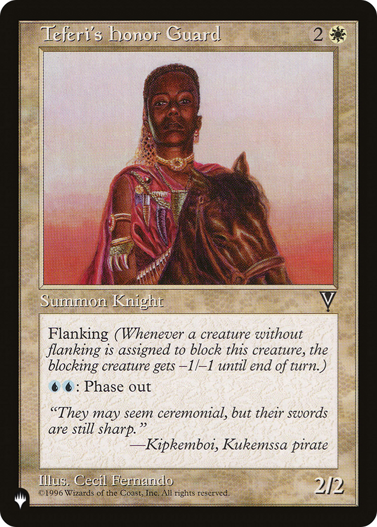 Teferi's Honor Guard [The List Reprints] | Lots Moore NSW