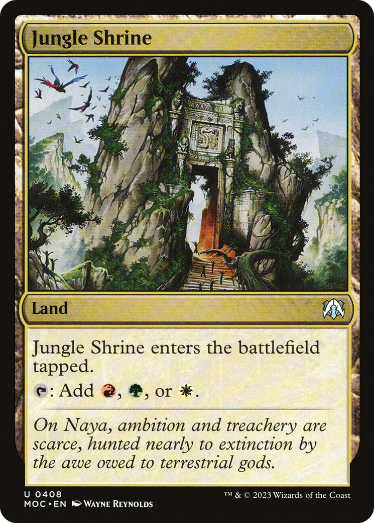 Jungle Shrine [March of the Machine Commander] | Lots Moore NSW