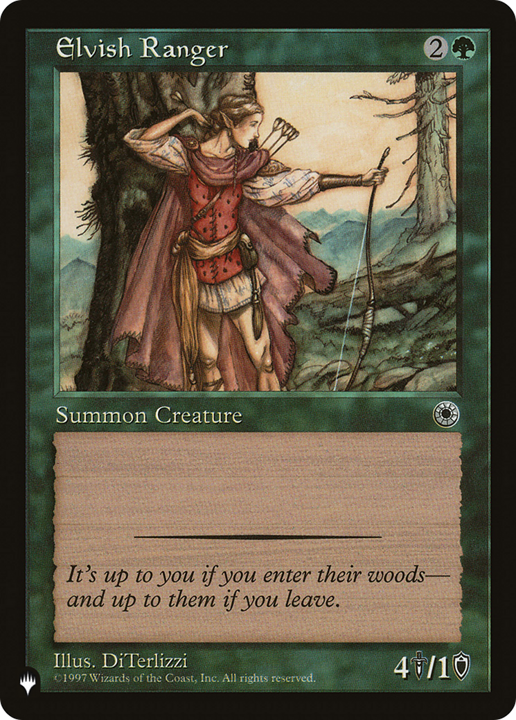 Elvish Ranger [The List] | Lots Moore NSW