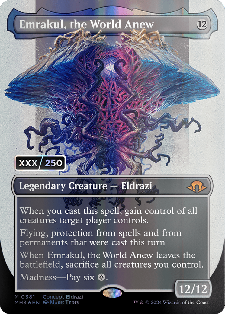 Emrakul, the World Anew (Borderless) (Serial Numbered) [Modern Horizons 3] | Lots Moore NSW