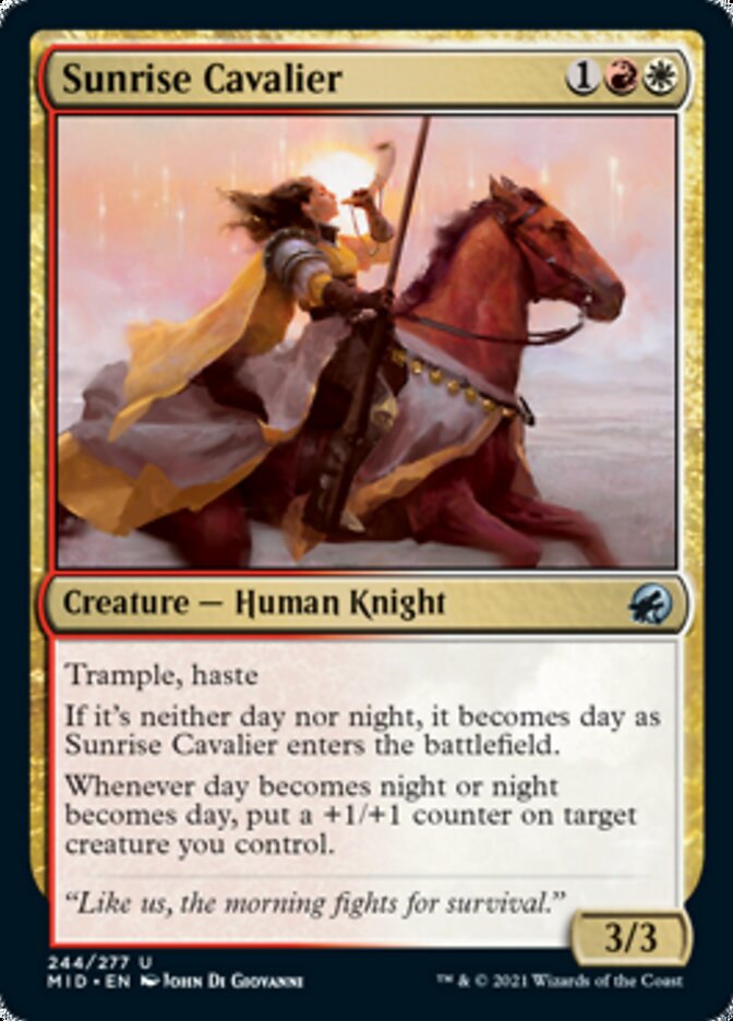 Sunrise Cavalier [Innistrad: Midnight Hunt] | Lots Moore NSW