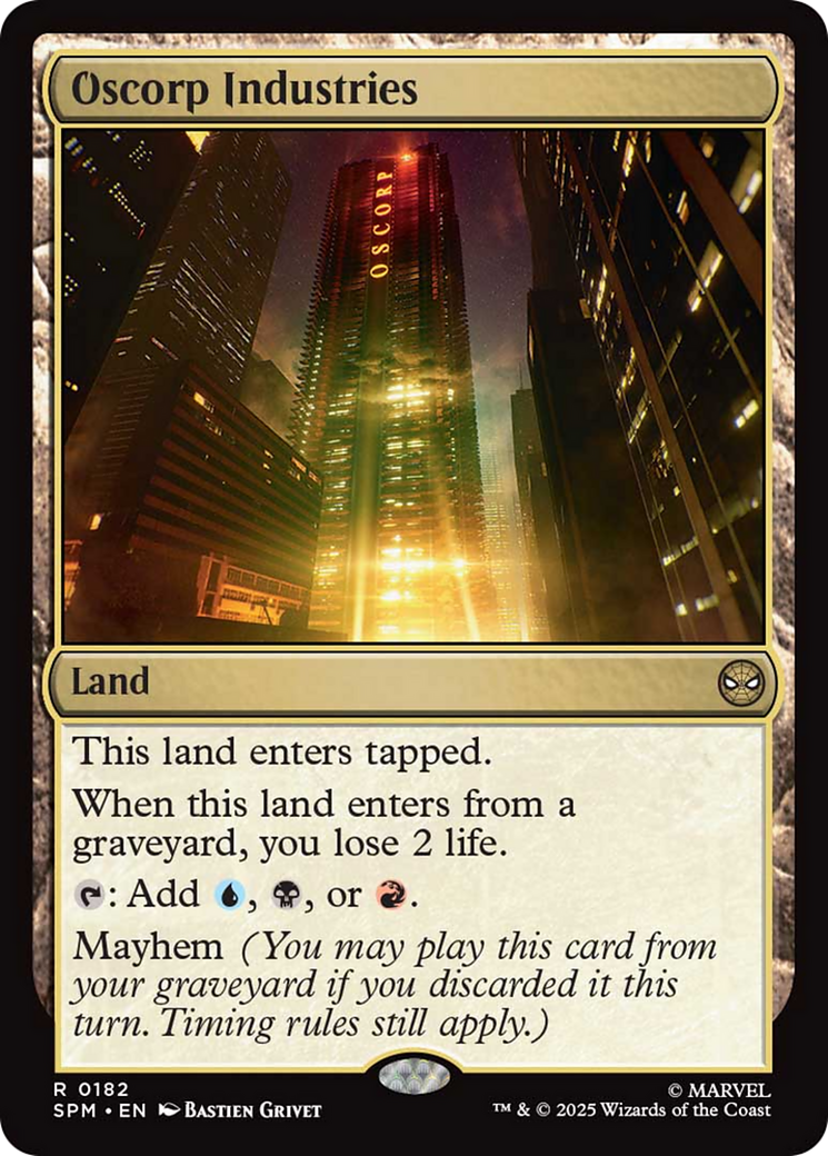 Oscorp Industries [Marvel's Spider-Man] | Lots Moore NSW