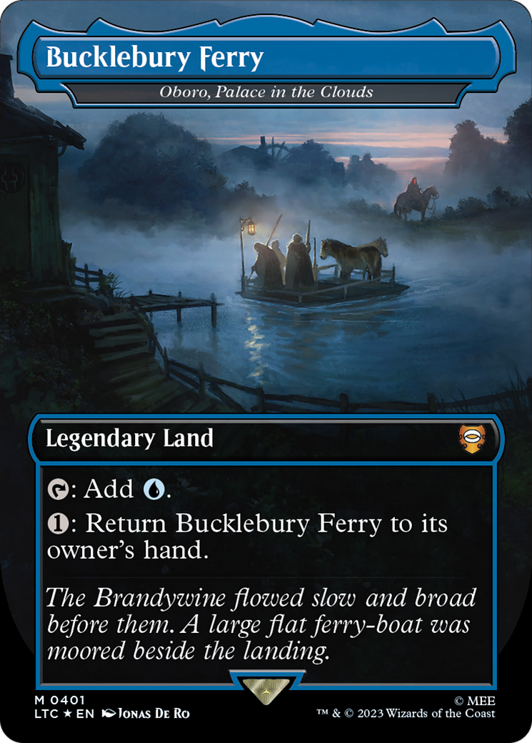 Bucklebury Ferry - Oboro, Palace in the Clouds (Surge Foil Realms and Relics) [The Lord of the Rings: Tales of Middle-Earth Commander] | Lots Moore NSW