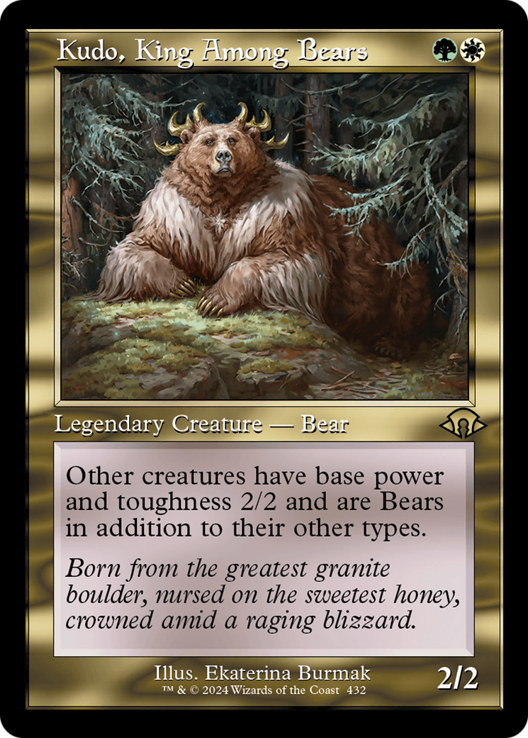 Kudo, King Among Bears (Retro) [Modern Horizons 3] | Lots Moore NSW