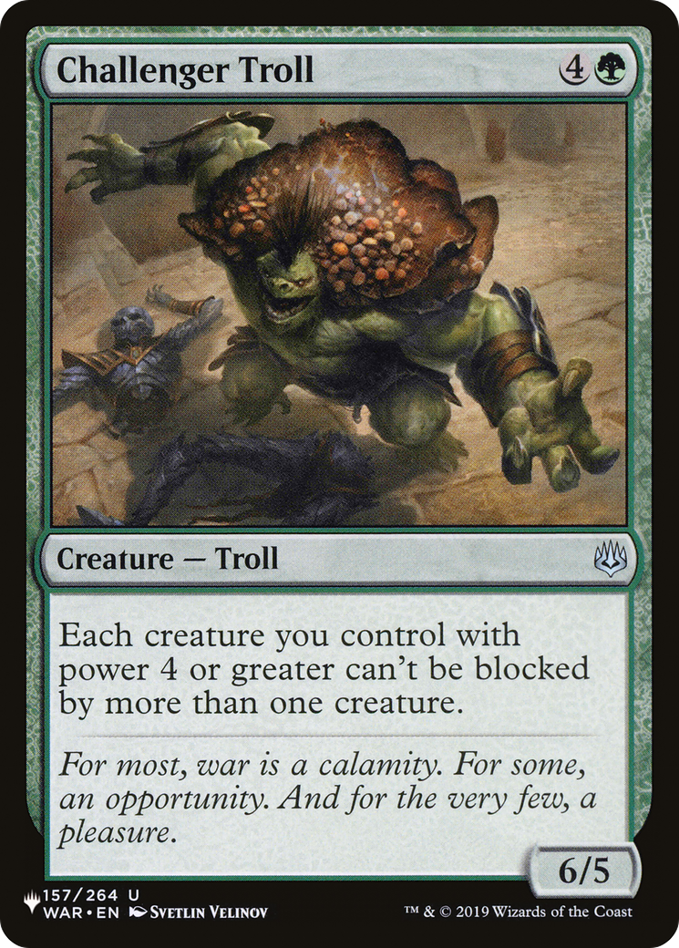 Challenger Troll [The List Reprints] | Lots Moore NSW