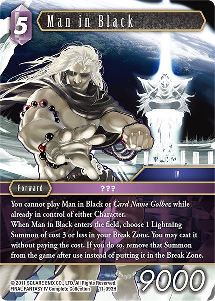 Man in Black [Opus XI] | Lots Moore NSW