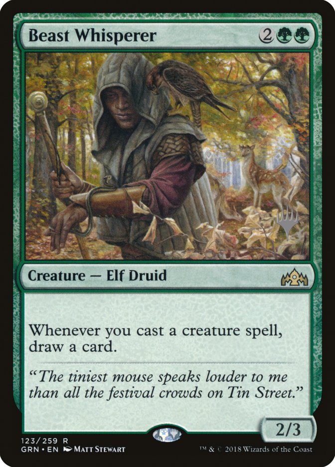 Beast Whisperer (Promo Pack) [Guilds of Ravnica Promos] | Lots Moore NSW