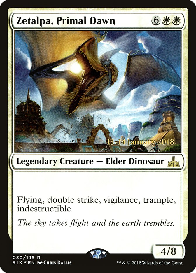 Zetalpa, Primal Dawn [Rivals of Ixalan Prerelease Promos] | Lots Moore NSW