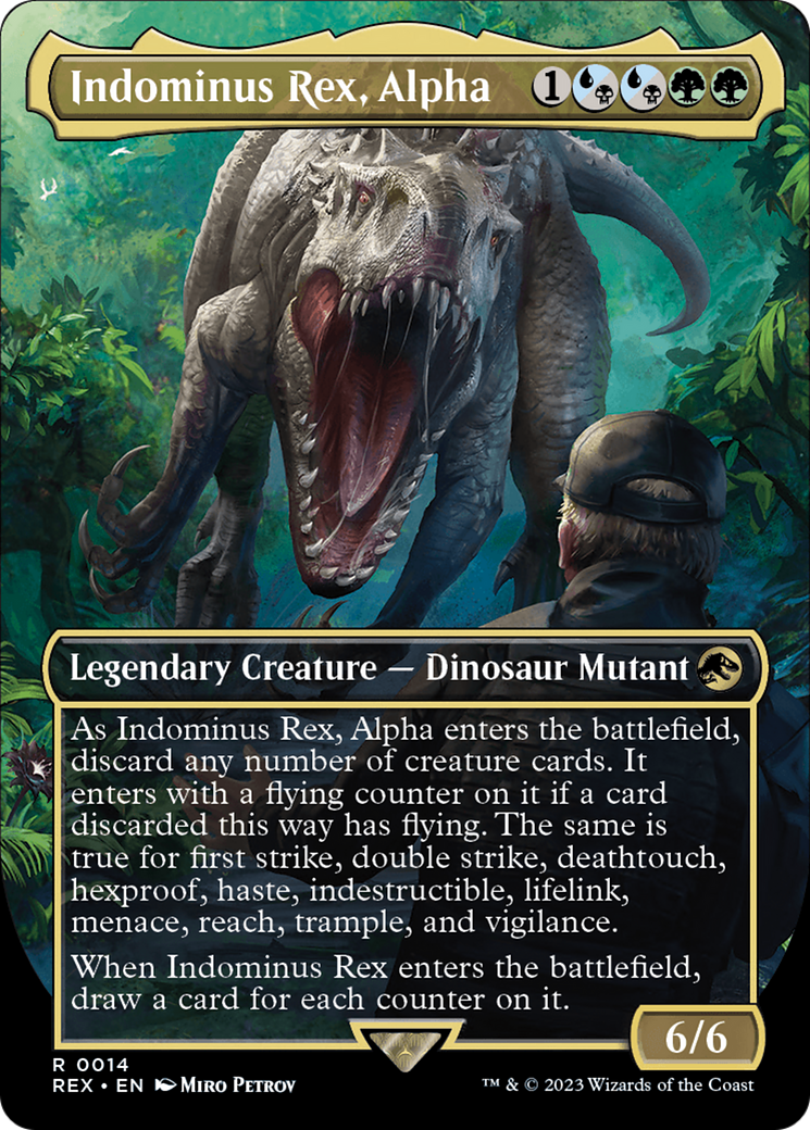 Indominus Rex, Alpha (Borderless) [Jurassic World Collection] | Lots Moore NSW