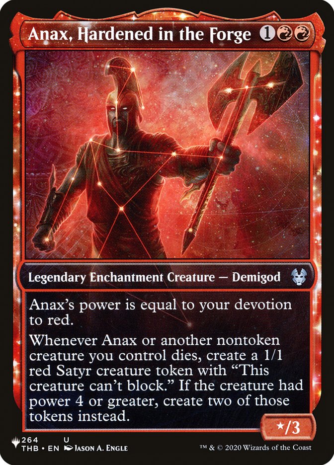 Anax, Hardened in the Forge (Showcase) [The List] | Lots Moore NSW