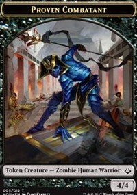 Proven Combatant // Cat Double-Sided Token [Hour of Devastation Tokens] | Lots Moore NSW