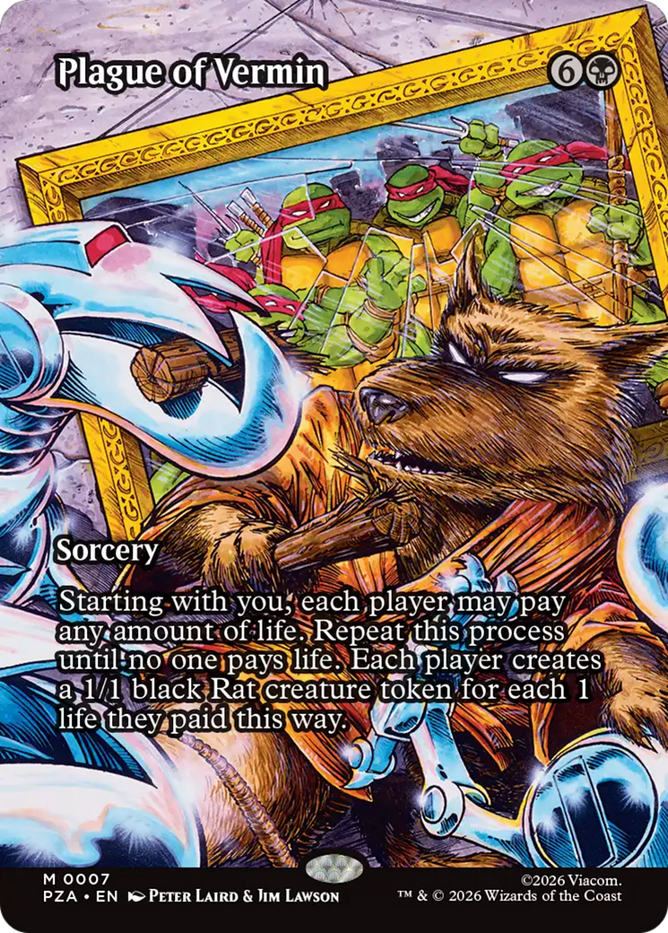 Plague of Vermin (Borderless) [Teenage Mutant Ninja Turtles Eternal-Legal] | Lots Moore NSW
