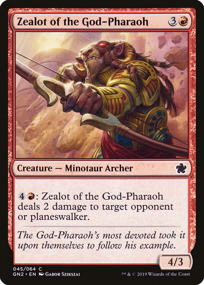 Zealot of the God-Pharaoh [Game Night 2019] | Lots Moore NSW