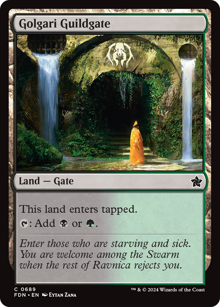 Golgari Guildgate [Foundations] | Lots Moore NSW