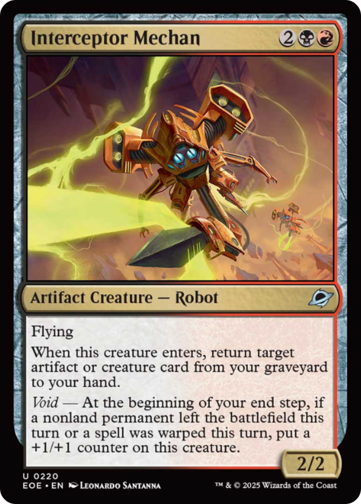 Interceptor Mechan [Edge of Eternities] | Lots Moore NSW