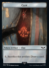 Astartes Warrior // Clue Double-Sided Token (Surge Foil) [Warhammer 40,000 Tokens] | Lots Moore NSW
