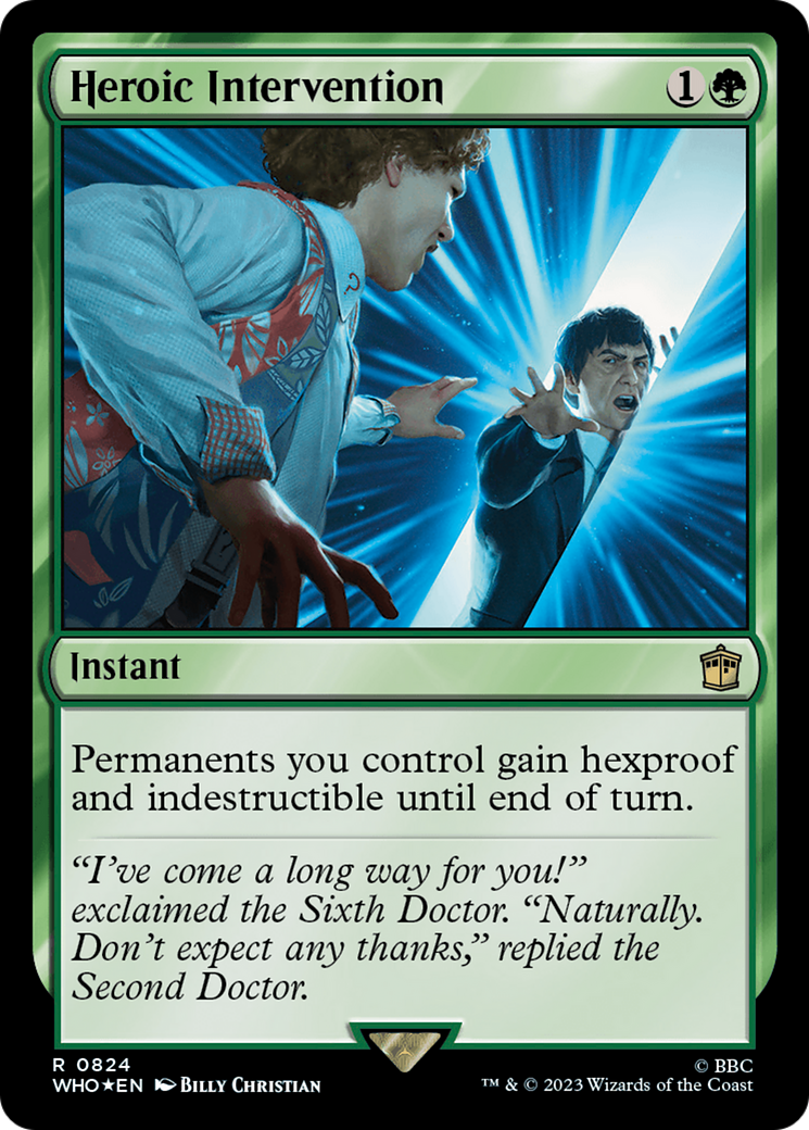 Heroic Intervention (Surge Foil) [Doctor Who] | Lots Moore NSW