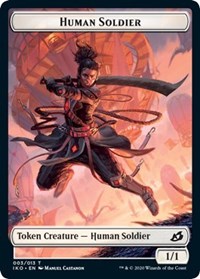 Human Soldier (003) // Zombie Double-Sided Token [Commander 2020 Tokens] | Lots Moore NSW