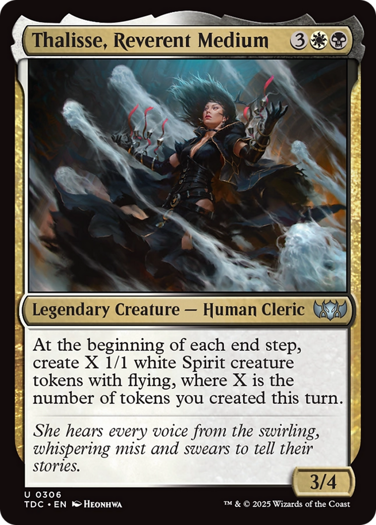 Thalisse, Reverent Medium [Tarkir: Dragonstorm Commander] | Lots Moore NSW