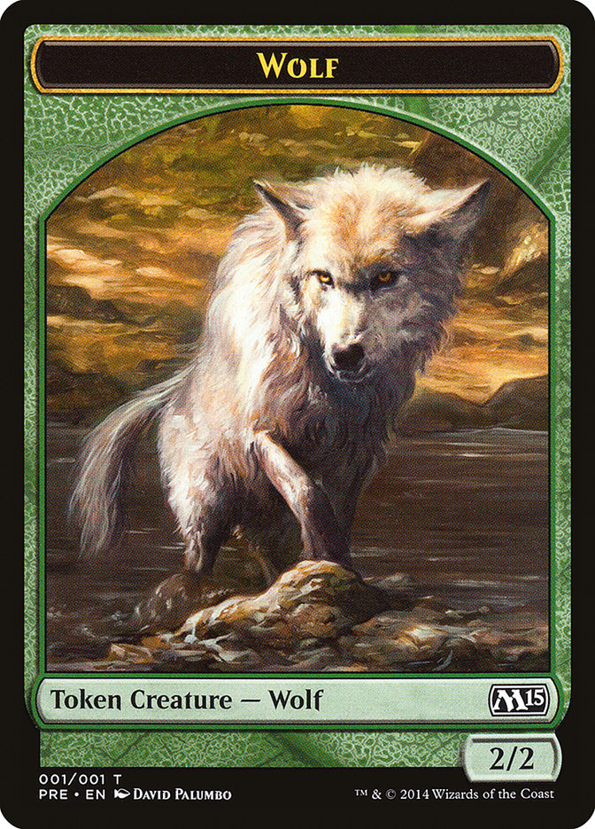 Wolf Token [Magic 2015 Prerelease Promos] | Lots Moore NSW