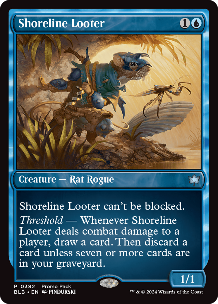 Shoreline Looter [Bloomburrow Promos] | Lots Moore NSW