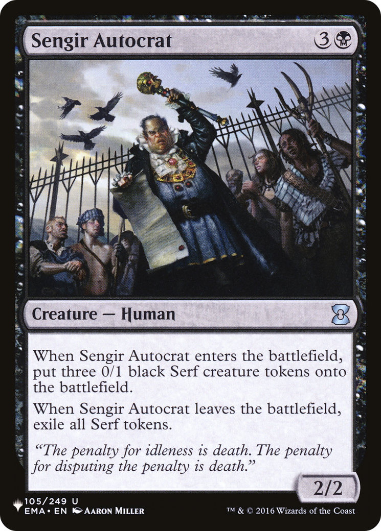 Sengir Autocrat [The List] | Lots Moore NSW