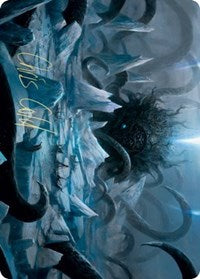 Icebreaker Kraken Art Card (Gold-Stamped Signature) [Kaldheim Art Series] | Lots Moore NSW