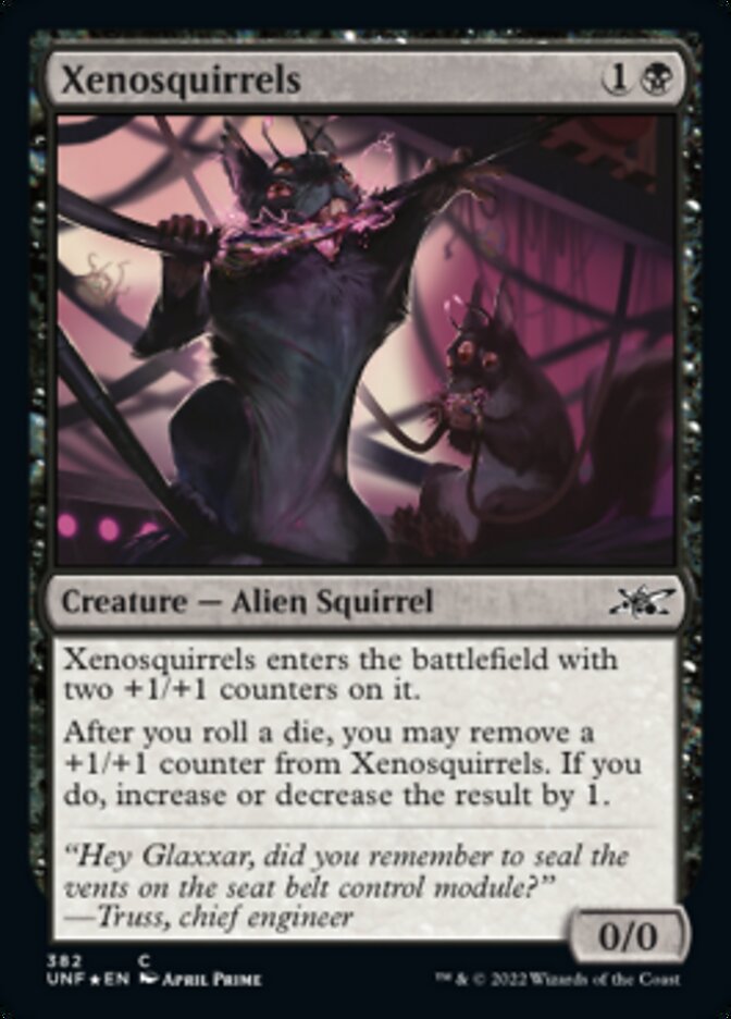 Xenosquirrels (Galaxy Foil) [Unfinity] | Lots Moore NSW