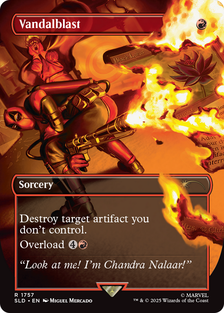 Vandalblast (1757) (Rainbow Foil) [Secret Lair Drop Series] | Lots Moore NSW
