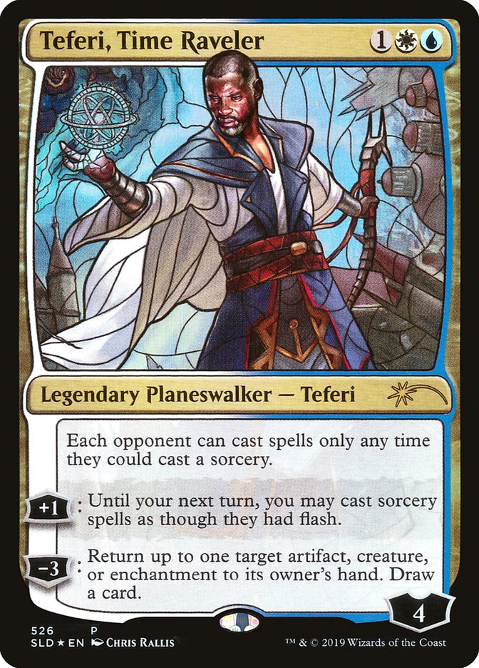 Teferi, Time Raveler (Stained Glass) [Secret Lair Drop Promos] | Lots Moore NSW