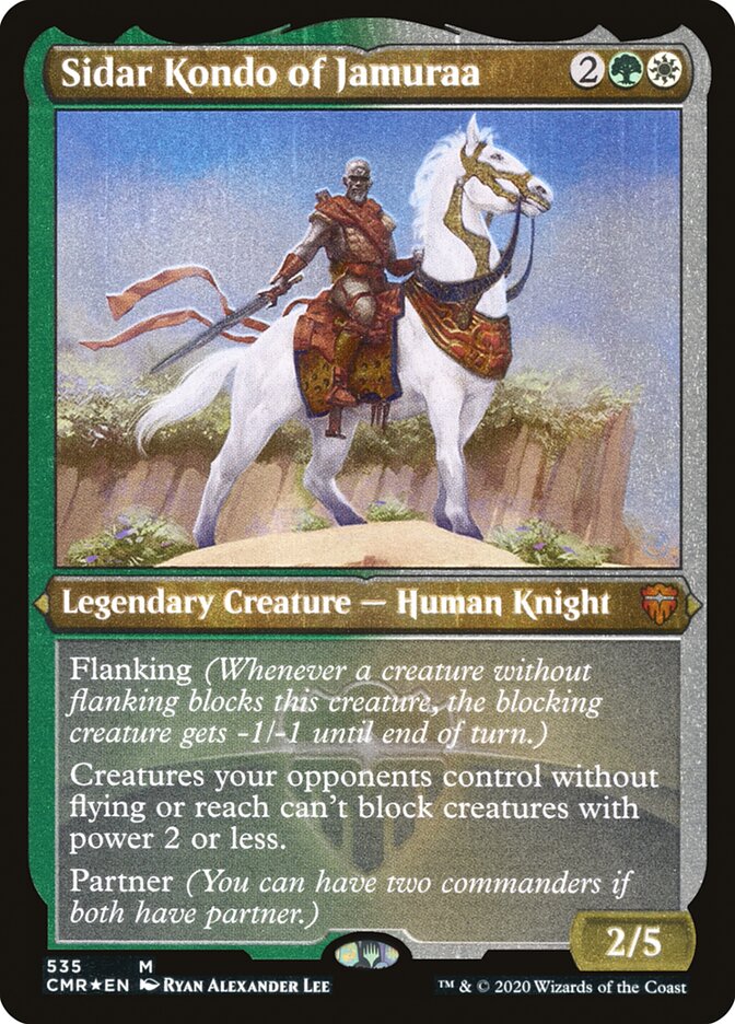 Sidar Kondo of Jamuraa (Etched) [Commander Legends] | Lots Moore NSW