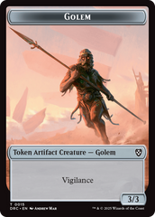 Golem (0014) // Golem (0015) Double-Sided Token [Aetherdrift Tokens] | Lots Moore NSW