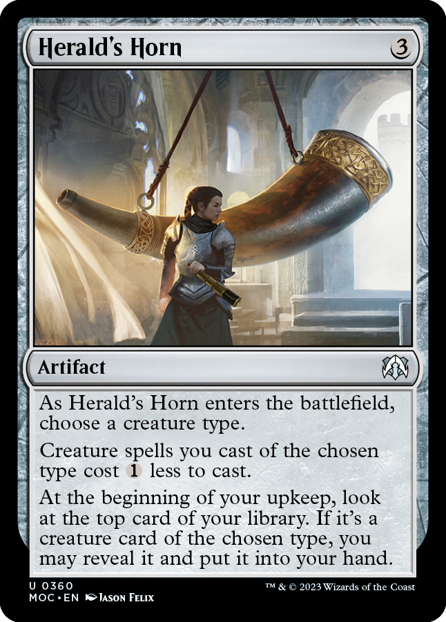Herald's Horn [March of the Machine Commander] | Lots Moore NSW
