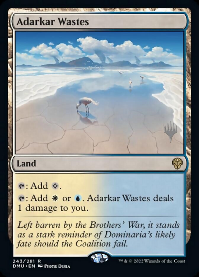 Adarkar Wastes (Promo Pack) [Dominaria United Promos] | Lots Moore NSW