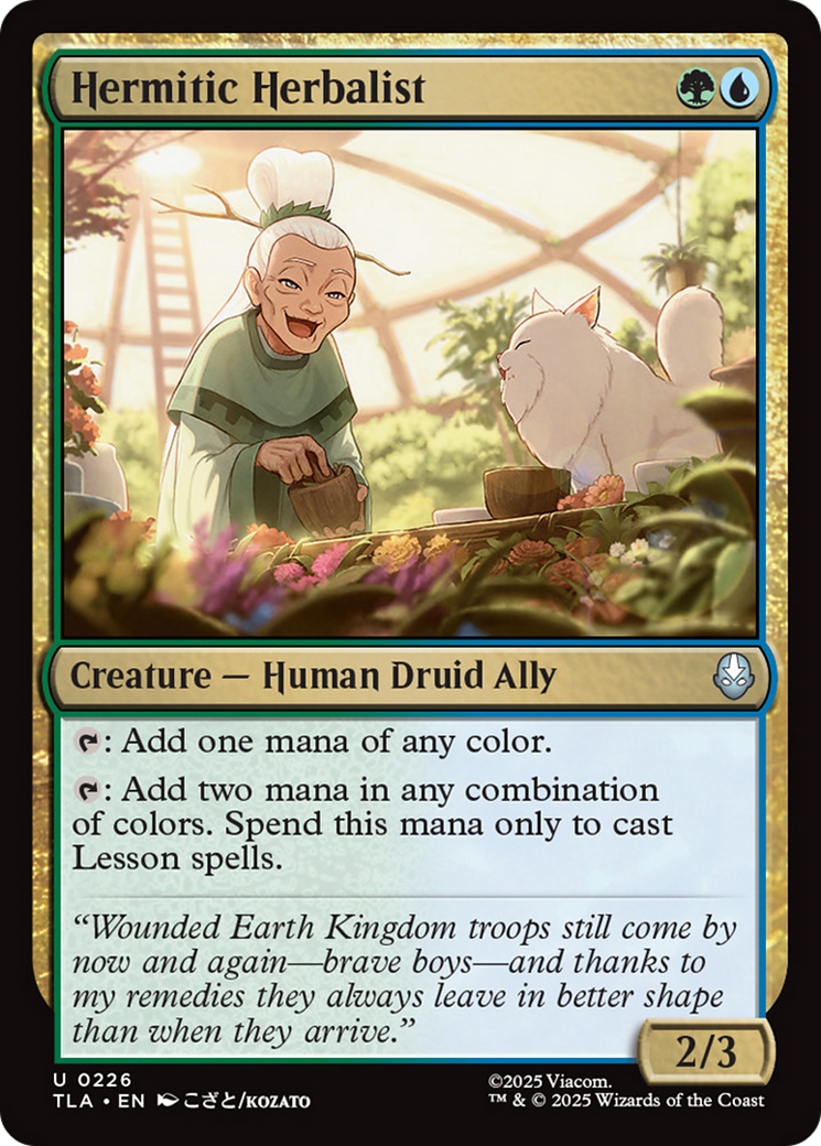 Hermitic Herbalist [Avatar: The Last Airbender] | Lots Moore NSW