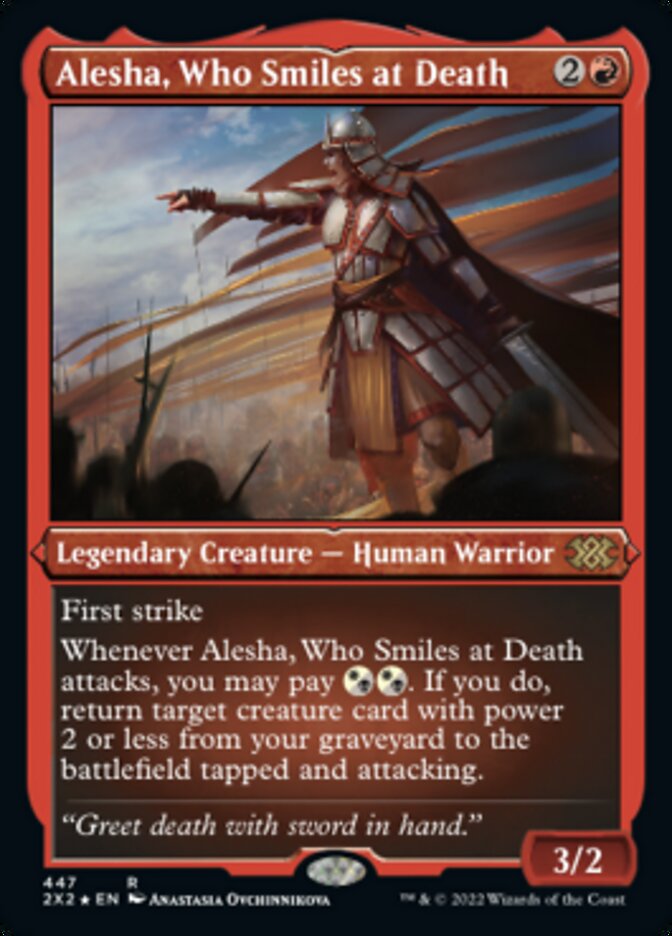 Alesha, Who Smiles at Death (Foil Etched) [Double Masters 2022] | Lots Moore NSW