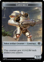 City's Blessing // Construct (41) Double-Sided Token [Commander Masters Tokens] | Lots Moore NSW