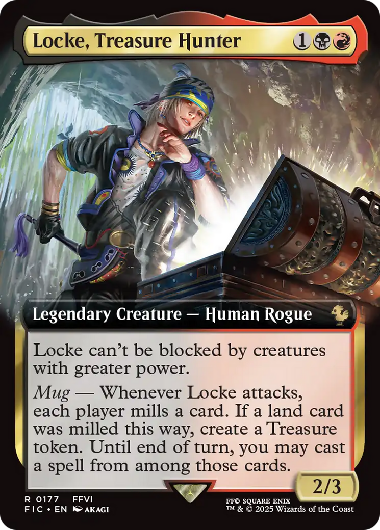 Locke, Treasure Hunter (Extended Art) [FINAL FANTASY Commander] | Lots Moore NSW