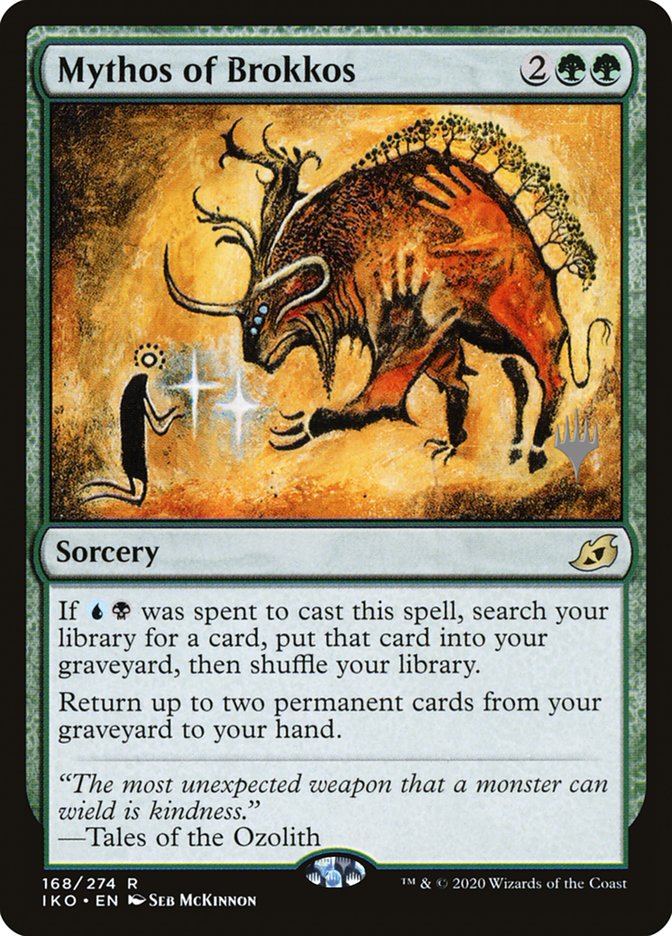 Mythos of Brokkos (Promo Pack) [Ikoria: Lair of Behemoths Promos] | Lots Moore NSW