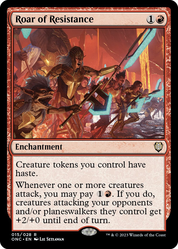 Roar of Resistance [Phyrexia: All Will Be One Commander] | Lots Moore NSW