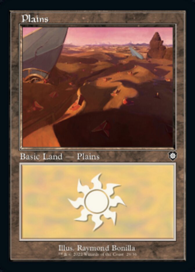 Plains (029) (Retro) [The Brothers' War Commander] | Lots Moore NSW