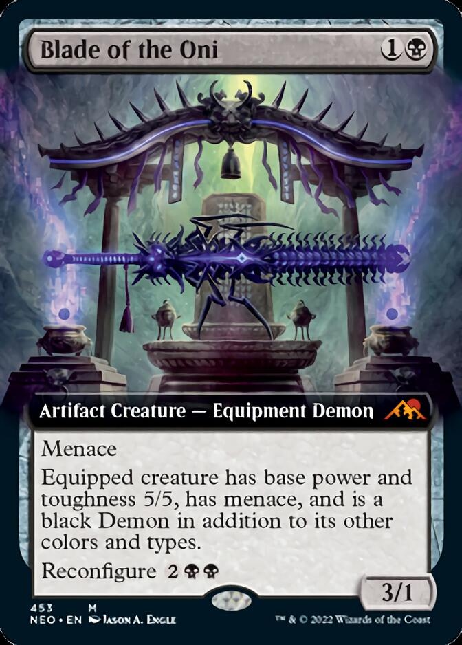 Blade of the Oni (Extended Art) [Kamigawa: Neon Dynasty] | Lots Moore NSW