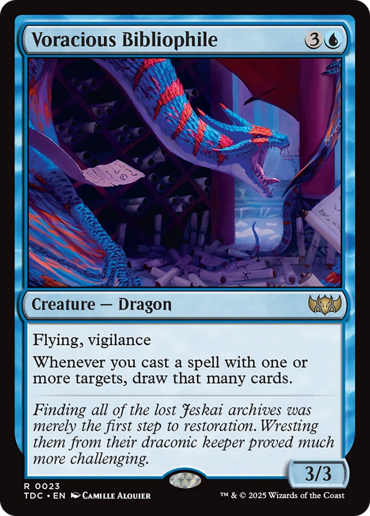 Voracious Bibliophile [Tarkir: Dragonstorm Commander] | Lots Moore NSW