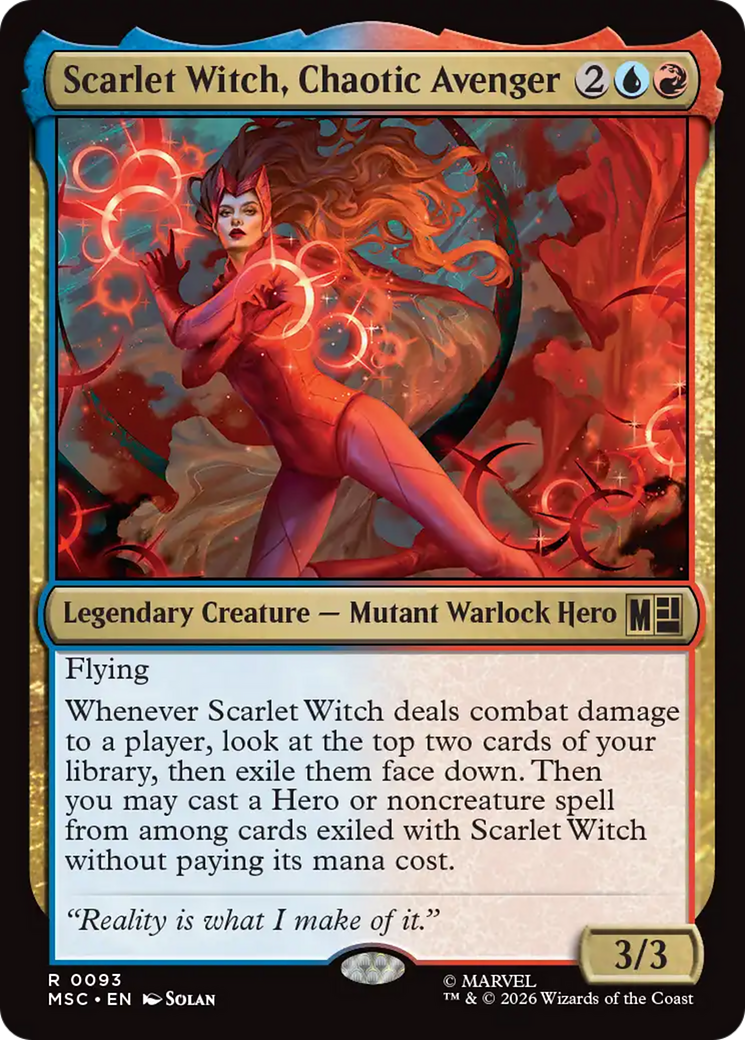 Scarlet Witch, Chaotic Avenger [Marvel Super Heroes Commander] | Lots Moore NSW