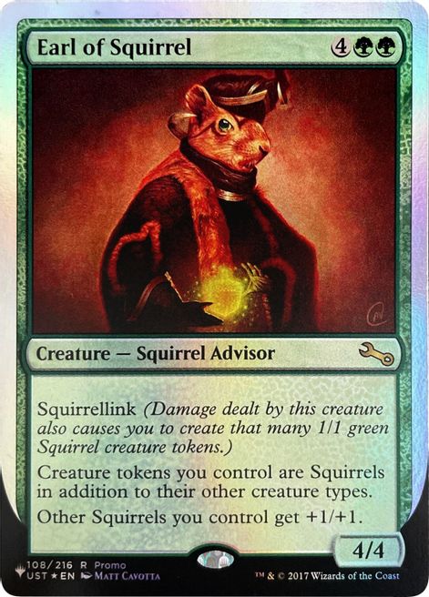 Earl of Squirrel (Unfinity Foil Edition) [The List] | Lots Moore NSW