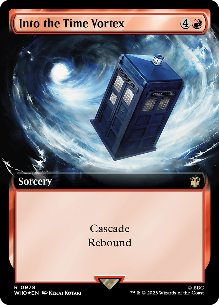 Into the Time Vortex (Extended Art) (Surge Foil) [Doctor Who] | Lots Moore NSW