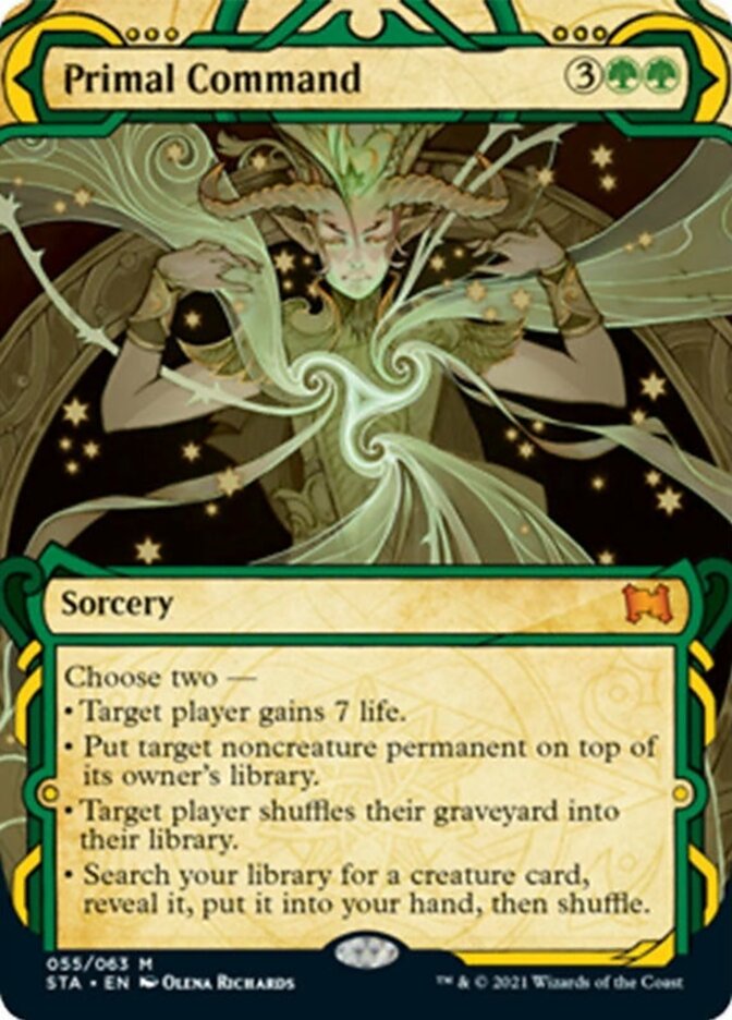 Primal Command (Foil Etched) [Strixhaven: School of Mages Mystical Archive] | Lots Moore NSW