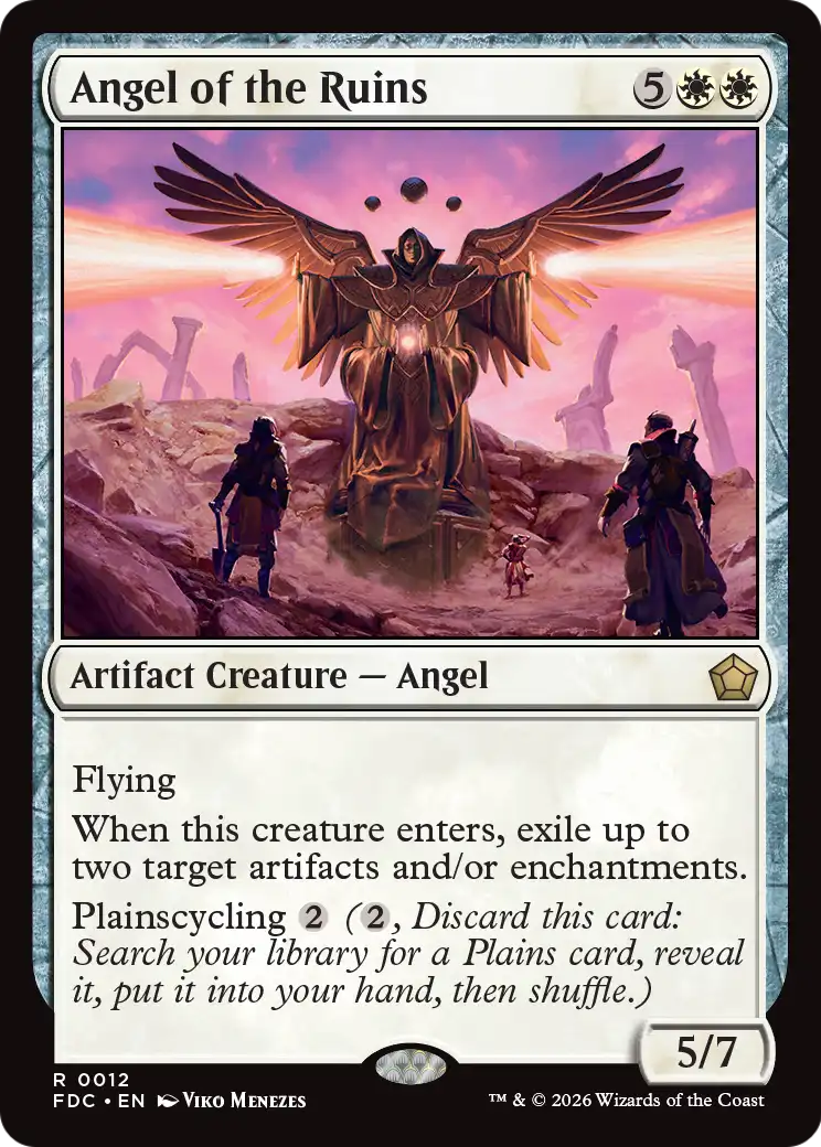 Angel of the Ruins [Foundations Commander] | Lots Moore NSW